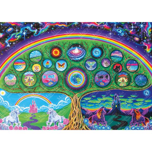 Puzzle de 1000 piezas: Árbol de los sueños - Becca Lennon Ray Edición especial - Magnolia-2101