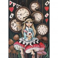 Puzzle 1000 pièces : Alice Time - Romi Lerda - Edition Spéciale