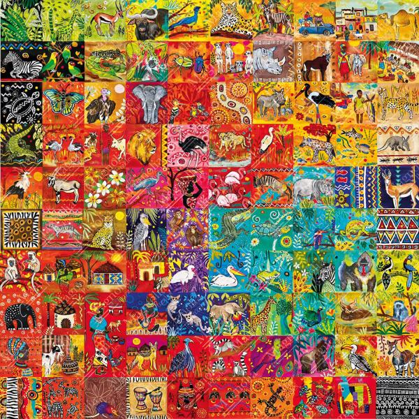 1023 piece puzzle : A 100 Tile Tale - Magnolia-4101