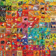 1023-teiliges Puzzle: A 100 Tile Tale