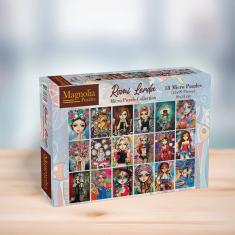 Set of 18 micro puzzles 99 pieces: Romi Lerda