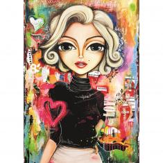 Puzzle mit 1000 Teilen: Marilyn - Romi Lerda - Sonderedition