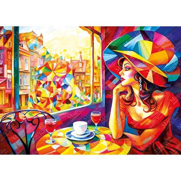 1000 piece puzzle : Rainbow Date - Elif Hurdogan Special Edition  - Magnolia-8608
