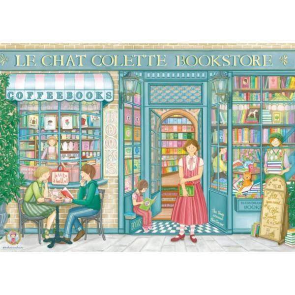 Puzzle 1000 Pièces : Librairie - Magnolia-3483