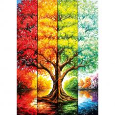 Puzzle 1000 pièces : Arbre en automne - Édition Spéciale Elif Hurdogan