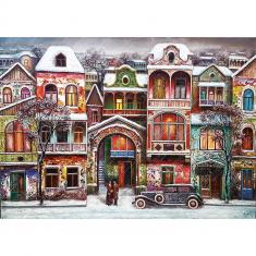 1000-teiliges Puzzle: Winterabend – David Martiashvili Special Edition