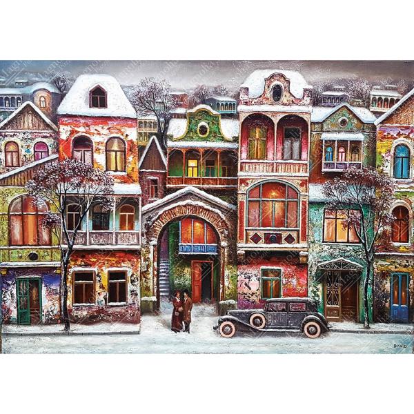 1000-teiliges Puzzle: Winterabend – David Martiashvili Special Edition - Magnolia-9503