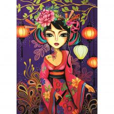 1000 piece puzzle : Geisha - Romi Lerda - Special Edition