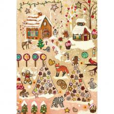 Puzzle 1000 Pieces : Gingerbread Wonderland 