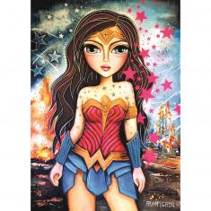 Puzzle de 1000 piezas : Wonder Woman - Romi Lerda - Edición Especial