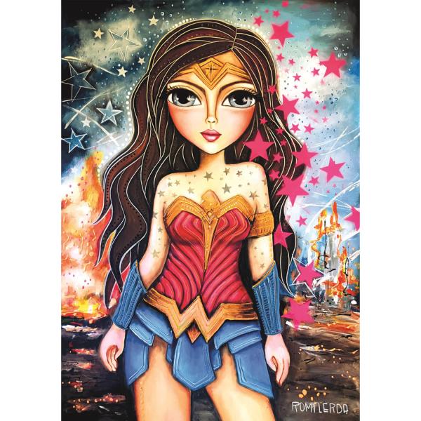 Puzzle de 1000 piezas : Wonder Woman - Romi Lerda - Edición Especial - Magnolia-1712