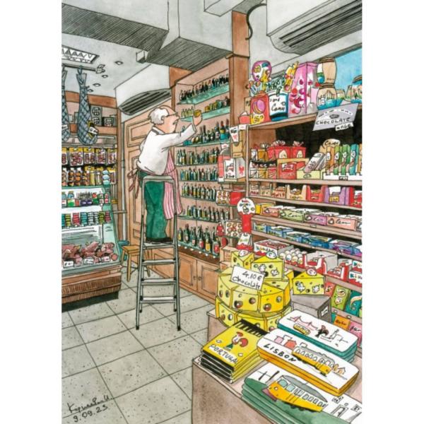 Puzzle 1000 Piezas : Tienda   - Magnolia-7003