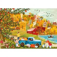 Puzzle 1000 Pièces : Scène d’Automne