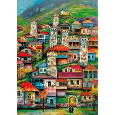 Puzzle 1000 Pieces : Beautiful Village 