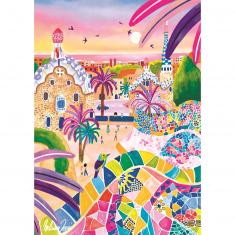 1000 piece puzzle : Park Güell - Nolwenn Denis - Special Edition