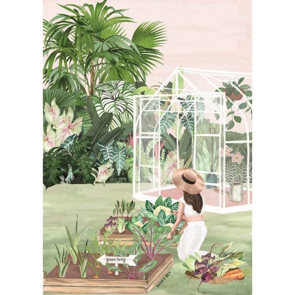 1000 piece puzzle : Green Living - Sarah Reyes - Special Edition - Magnolia-3421