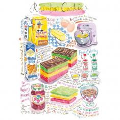 1000 piece puzzle: Rainbow Cookies