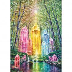 1000 piece puzzle : Quartz Forest - David Mateu - Special Edition