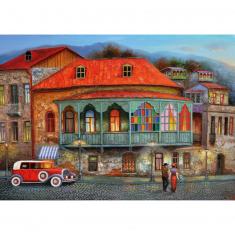 1000 piece puzzle : The Street of Old Tbilisi - David Martiashvili - Special Edition