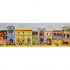 Urban Panorama Puzzle (1000 Teile) – 96 X 34 Cm | Kunst-Puzzle