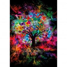 1000 piece puzzle : Colorful Tree