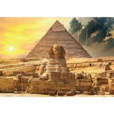 1000 piece puzzle : Pyramids