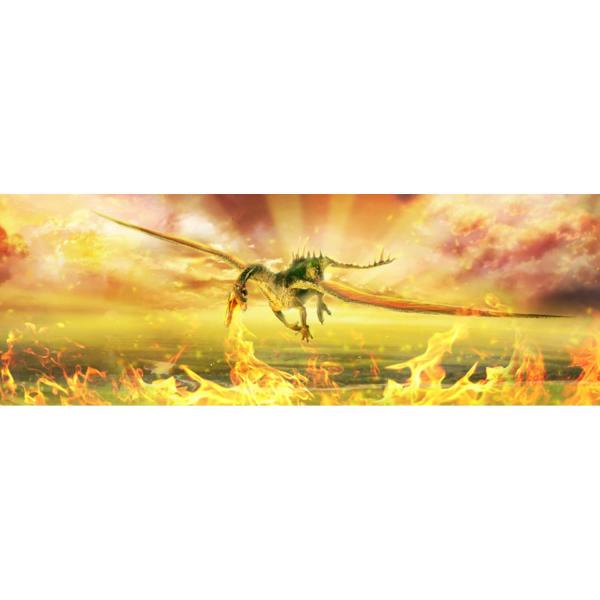 Panorama-Puzzle mit 1000 Teilen: Firedrake - Magnolia-3524