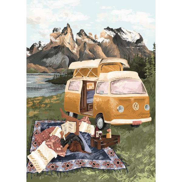 Puzzle de 1000 piezas : Torres del Paine - Chile - Claire Morris - Edición Especial - Magnolia-3444