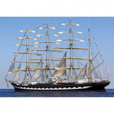 Puzzle mit 1500 Teilen: Großes Segelschiff