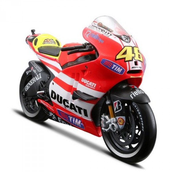 Modèle réduit - Moto Ducati GP 2011 : Valentino Rossi - Echelle 1/6 - Maisto-M32211