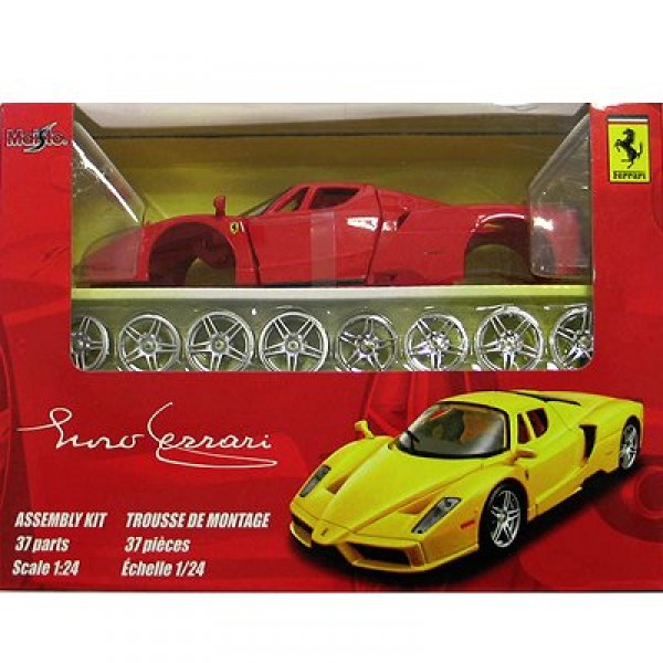 Modèle réduit à assembler - Ferrari Enzo Ferrari - Collection Assembly line - Echelle 1/24 : Rouge - Maisto-M39018-10