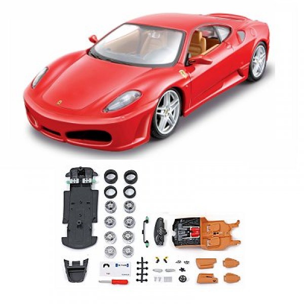 Modèle réduit à assembler - Ferrari F430 - Collection Assembly line - Echelle 1/24 : Rouge - Maisto-M39018-7