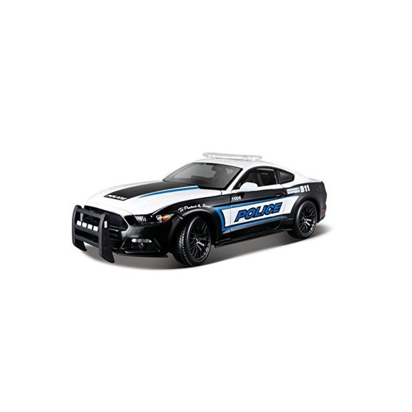 Modèle réduit de voiture : Ford Mustang GT Police : Echelle 1/18 - Maisto-M36203
