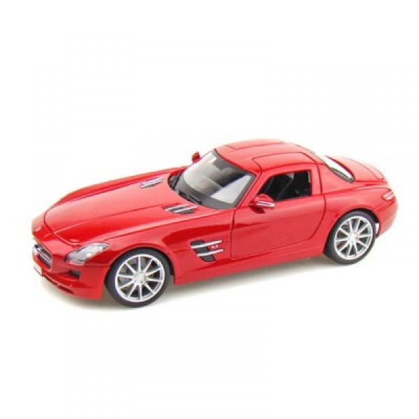 Modèle réduit - Mercedes Benz SLS Gullwing - Première Edition - Echelle 1/18 : Rouge - Maisto-M36196-2