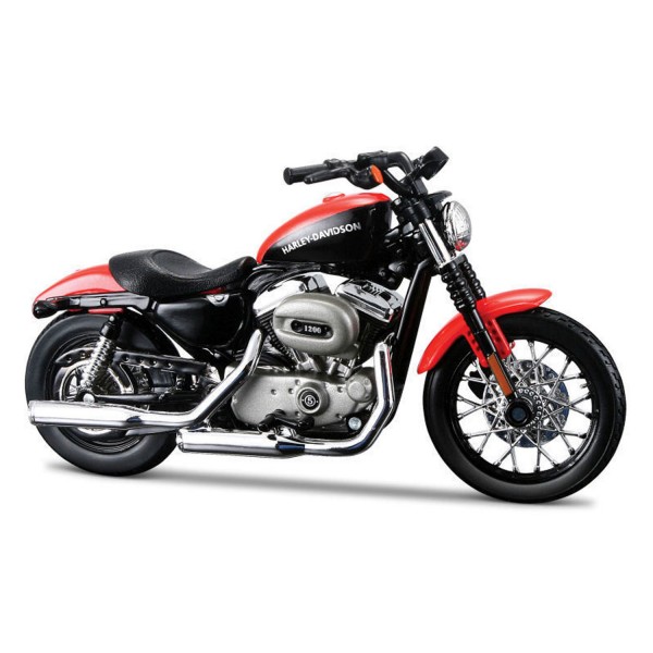 Modèle réduit Moto Harley-Davidson : 2007 XL 1200N Nightster : Echelle 1/18 - Maisto-M34360-16