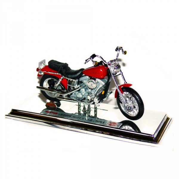 Modèle réduit Moto Harley-Davidson : Dyna Low Rider FXDL 2000 Rouge : Echelle 1/18 - Maisto-M34360-15