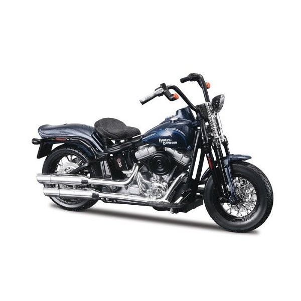 Maquette De Moto Harley-Davidson En Métal à L'échelle 1:18 - Longueur 33 Cm - Modèle Détaillé Rouge Neuf