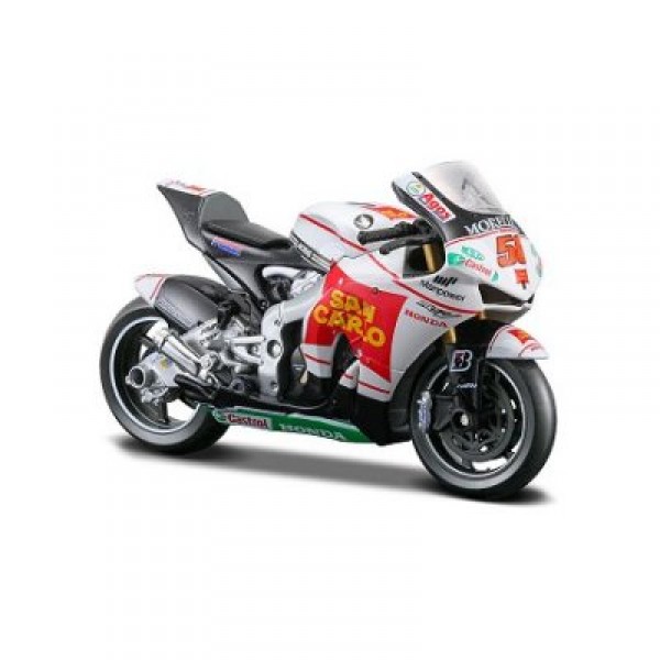Modèle réduit - MotoGP 2008 : Shinya Nakano - Echelle 1/18 : 56 - Maisto-M34057-16