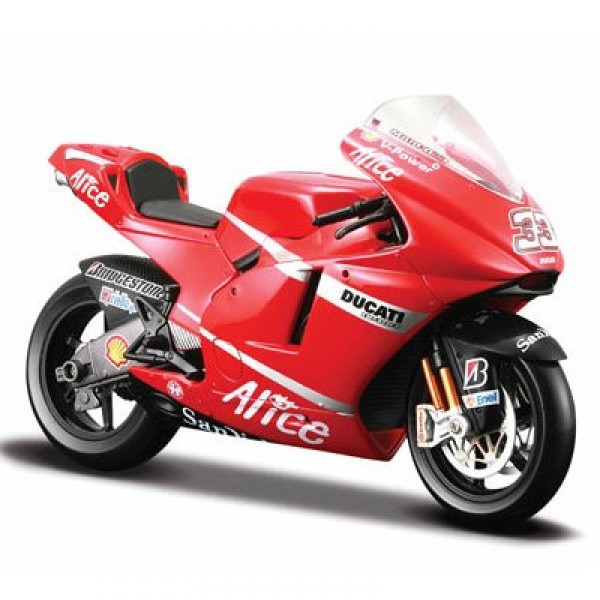 Modèle réduit - MotoGP 2008  Echelle 1/18 : Team Ducati - Maisto-M34057-6