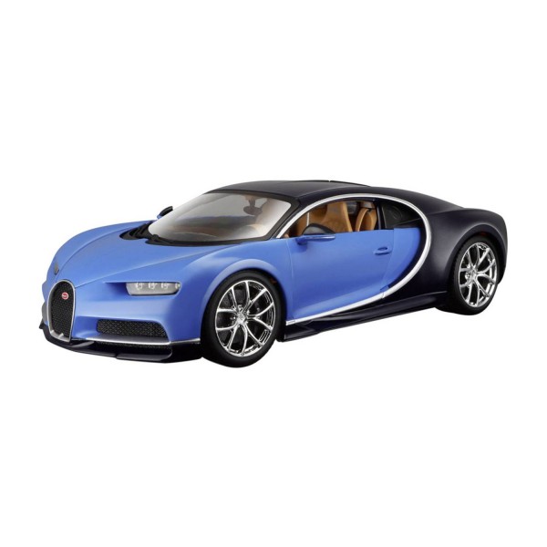 Modèle réduit de voiture de Collection :  Bugatti Chiron bleue - Echelle 1:24 - Maisto-M31514