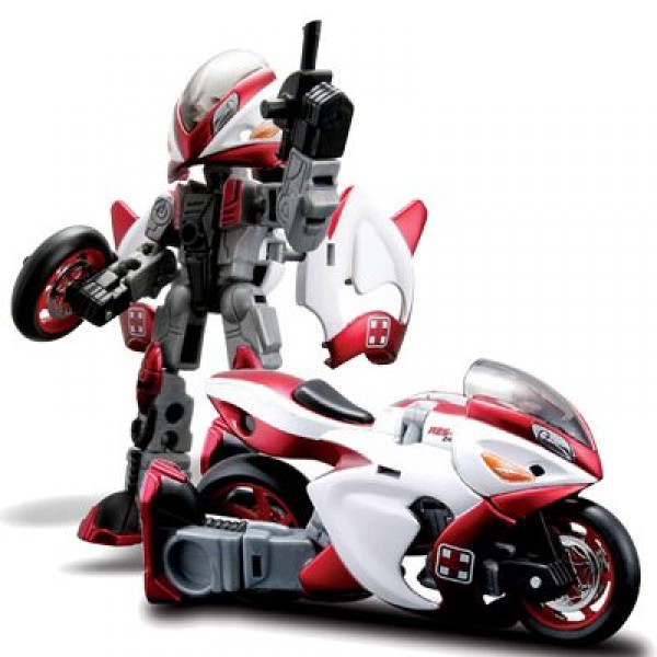 Moto transformable en robot Cykons : Res-Q - Maisto-M35003-4