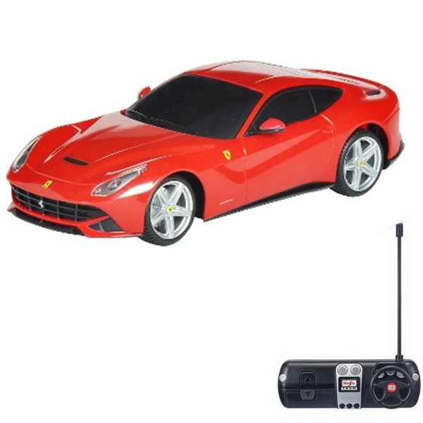 Voiture radiocommandée Ferrari F12 Berlinetta 1/24 : Rouge - Maisto-M81073-1
