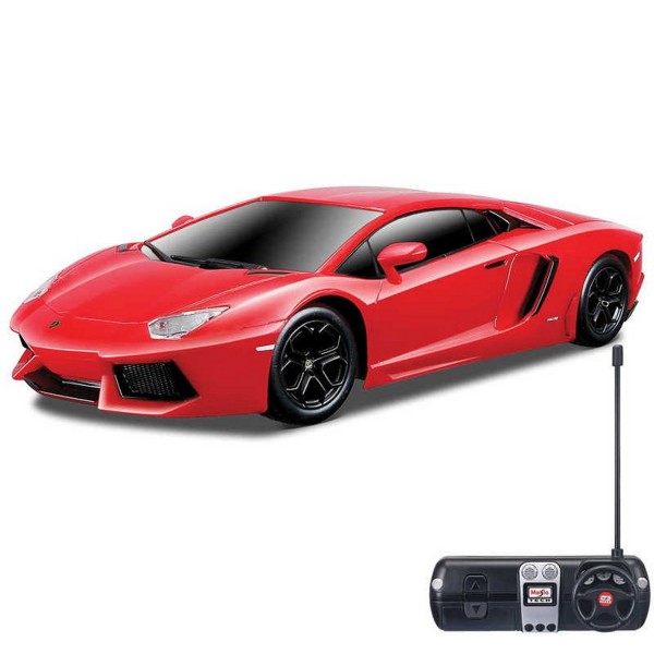 Voiture radiocommandée Lamborghini Aventador LP700-4 : Rouge - Maisto-M81057-1