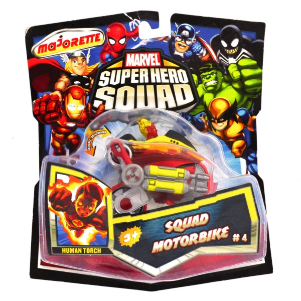 Figurine véhicule Marvel Super Hero Squad :  Torche Humaine - Majorette-209050-Torche