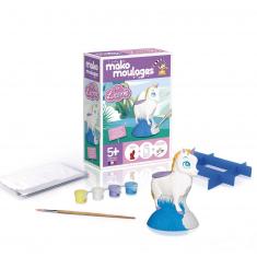 Moulage en plâtre : Ma licorne