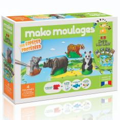 Moldura de yeso Creaciones Mako: 4 moldes -Especies protegidas