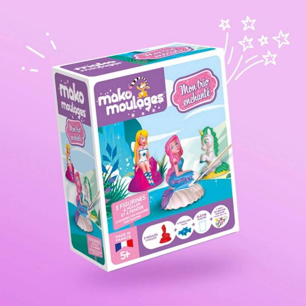 Moulage : Mon trio enchanté - Mako-39120