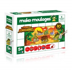 Moulage en plâtre Mako Moulages : Le monde des dinosaures
