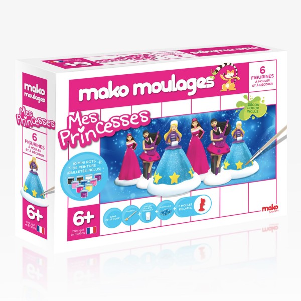 Moulage en plâtre Mako Moulages : Mes princesses - Mako-39017