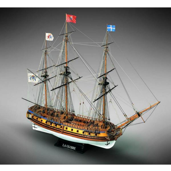 Modelo de barco de madera : La Gloire - Mamoli-Z49MV34